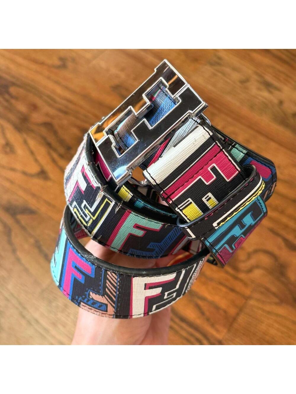 🔥 Authentic Fendi FF Logo Belt – Size 38–42 - Picture 8 of 8